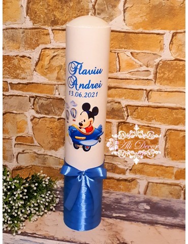 Lumanare botez "Mickey Mouse" Cod 04