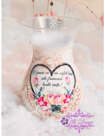 Vaza personalizata "Fluturi...