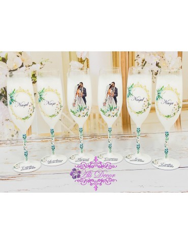 Pahare personalizate nunta...