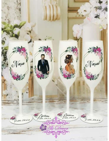 Pahare personalizate nunta...