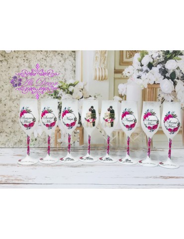 Pahare personalizate nunta...