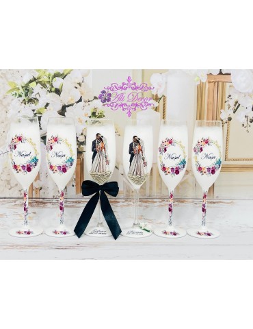 Pahare personalizate nunta...