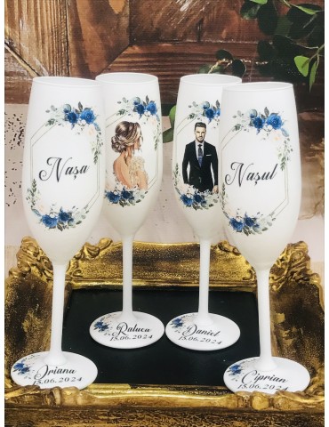 Pahare personalizate nunta...
