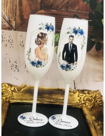 Pahare personalizate nunta...
