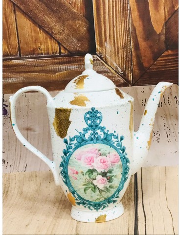 Ceainic ceramica cu foita...