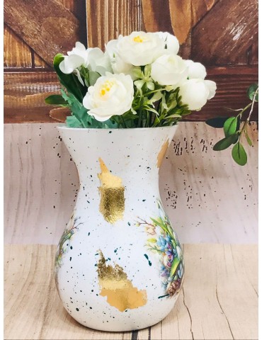 Vaza personalizata cu foita...