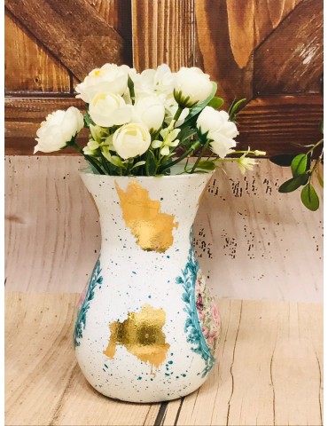 Vaza personalizata cu foita...