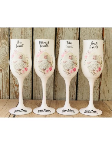 Pahare personalizate botez...