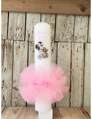 Lumanare botez "Baby Minnie...