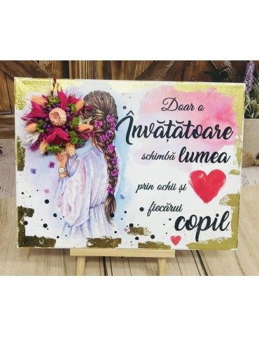 Tablou personalizat gold...