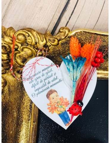 Martisor handmade cu magnet...