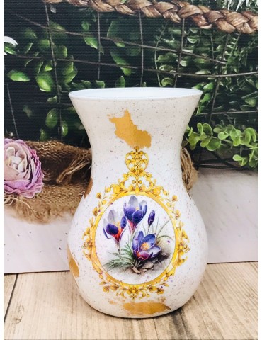 Vaza personalizata cu foita...