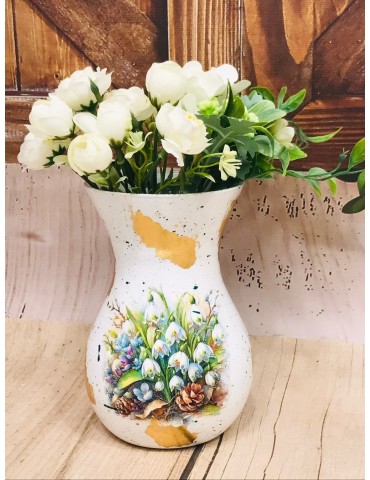 Vaza personalizata cu foita...