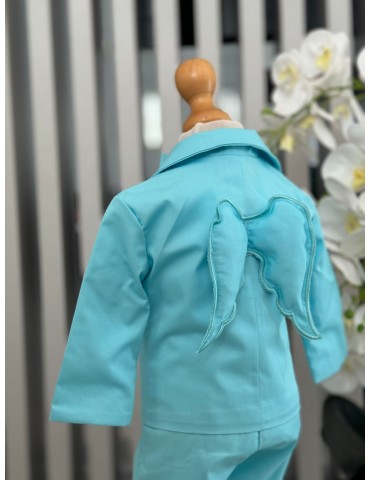 Costum botez baietel cu...