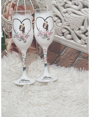 Pahare personalizate nunta...