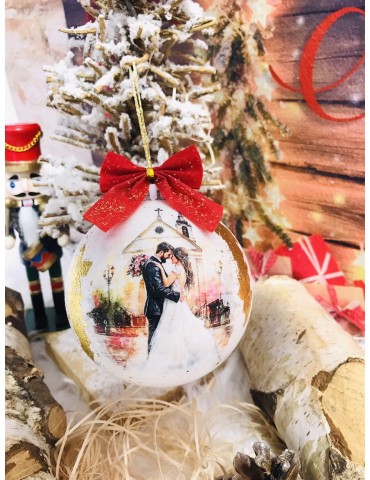 Glob personalizat cu foita aurie "Aniversare" Cod 97