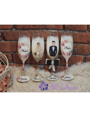 Pahare personalizate nunta...